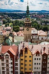 castle, poland, klodzko, architecture, church, city
